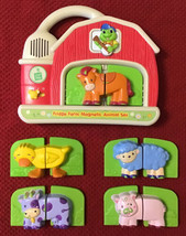 Leap Frog Fridge Farm Magnetic Animal Complete Set Chick Pig Horse Sheep Cow - £39.21 GBP