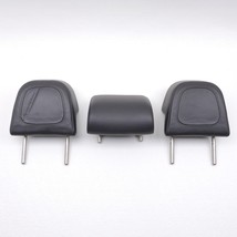 2006-2010 Mk5 Vw Jetta Gli Black Leather Rear Head Rests Headrests Set Oem -320 - £81.44 GBP