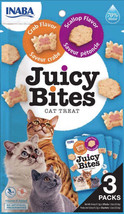 Inaba Juicy Bites Cat Treats - Scallop and Crab Flavor (3 Pack) - £4.63 GBP+