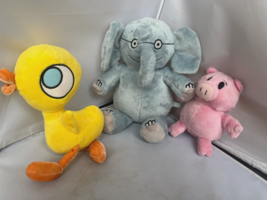 Mo Willems Gerald Elephant and Piggy Plush &amp; Duck Stuffed Animals Yottoy 2007 9&quot; - £26.94 GBP