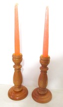Wood candle holders - £14.35 GBP
