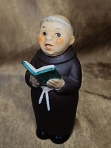 Vintage Goebel Friar Tuck The Musician Monk Figurine Green Book KFO 1964-72 HTF - £61.94 GBP