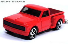 KEY CHAIN RED CHEVY/GMC CHEVROLET C10 20 C/K STEPSIDE PICKUP CUSTOM GM T... - $38.98