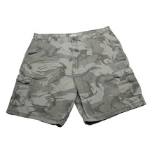 Wrangler Shorts Mens 46 Cargo Camo Camouflage Green Khaki Workwear Outdoor - £13.97 GBP