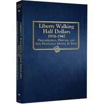 Walking Liberty Half Dollar Album | 1916-1947 | Whitman Classic - $49.95
