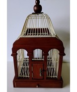 Wood & Metal Birdcage Functional or Decorative - $28.00