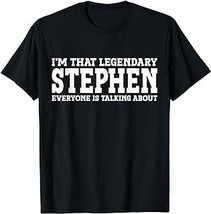 Stephen Personal Name Funny Stephen T-Shirt - £12.59 GBP+