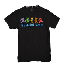 Grateful Dead Bears Men&#39;s S Black Crewneck Short Sleeve Rock Band T-Shirt Stoner - £14.95 GBP