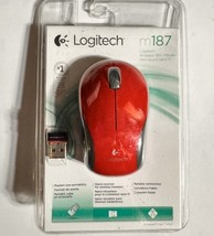 Logitech M187 Wireless Mini Mouse, Red - $19.99