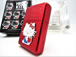 Hello Kitty Red Limited Zippo 2007 Mib Rare - £214.90 GBP