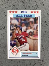 Terry Steinbach 1986 Southern League ALL-STAR Card #10 Minor League Rookie Rc - £2.30 GBP