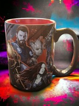 Coffee Mug Tea Cup Disney Store Marvel Comics Collage 20oz Thor Thanos America - £15.54 GBP