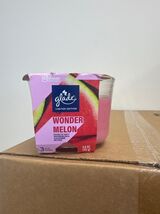 Glade 3-Wick Scented Candle Jar Wonder Melon Pink 6.8oz 3 Count - €24,03 EUR