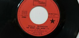 Tamla Motown Stevie Wonder You Haven&#39;t Done Nothing French Press 45 Record Only - £10.49 GBP
