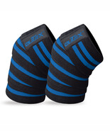 Knee Wraps for Weightlifting (Pair), 80&quot; Long Knee Straps for Weightlifting - €21,55 EUR