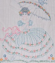 1920&#39;s Southern Belle BEDSPREAD embroidery transfer pattern RS12   - $152.05 MXN