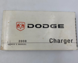 2008 Dodge Charger Owners Manual Handbook OEM D01B17051 - $14.84