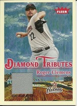 2005 Fleer Tradition Diamond Tribute Game Used Roger Clemens DT RC Astros - £3.75 GBP