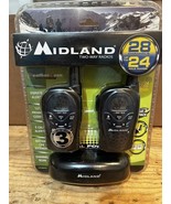 Midland 28-Channel W/ 24-Mile Range 2 Pack Walkie Talkies #LXT460VP3 - $1,135.52 MXN