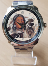 Red Indian Native Warrior Clan Beautiful Collectable Wrist Watch  - £27.97 GBP