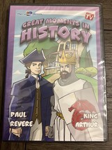 Great Moments In History:Paul Revere and King Arthur(New DVD)Starring Pat Morita - £3.82 GBP