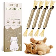 SINROBO 4 Pack Silvervine Cat Chew Sticks Teeth Cleaning Edible Toy - $249.45 SINROBO 4 Pack Silvervine Cat Chew Sticks Teeth Cleaning Edible Toy - $249.45 MXN