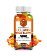 Premium Collagen Supplement Collagen Enzyme Vitamin Gummies Hair,Skin,Nails - £25.56 GBP