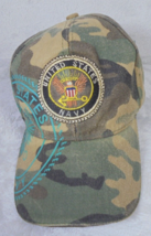 US Navy USN Veteran Side Usa Veteran Flag Ball Cap Hat Acu Navy Camo - £9.19 GBP