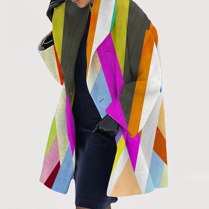 Fashion Trend work Outerwear  Fall Winter Elegant Turn-down Collar Jackets Offic - £146.08 GBP