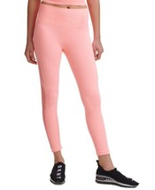DKNY Womens Sport Seamless High-Rise 7/8 Length Leggings Atomic Pink Size Medium - £37.59 GBP