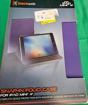 Blackweb SNAP-IN FOLIO CASE for iPad Mini 4 Case Cover Apple NEW - $9.68