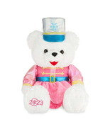 Holiday Time Snowflake Teddy Nutcracker Girl Child&#39;s Plush Toy, White/Pi... - $44.71 CAD