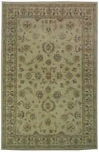 6 x 10 Kitchen Rugs Beige Oushak Handmade Pale Vegetable Chobi Peshawar Wool Rug - £1,603.46 GBP