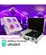 10PC Wedding Disco LED stage Uplight 4X18W RGBWA+UV Battery Wireless PAR... - €737,22 EUR