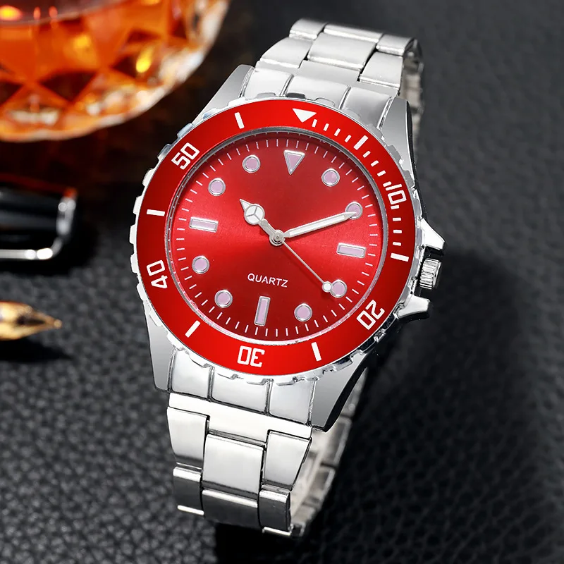 Luminous Watches for Men Luxury Business Stainless Steel Band Analog Qua... - $16.80