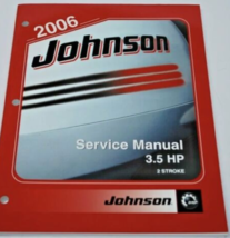 2006 Johnson SD 2 Stroke 3.5HP Service Shop Manual 5006562 OEM - $8.99