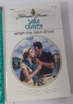 when the devil drives by sara craven harlequin novel fiction paperback good - £4.77 GBP