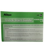 Nikon COOLPIX L6 6.0MP Digital Camera Instruction Quick Start Guide ONLY - $21.96 CAD