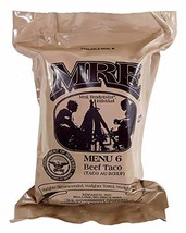 Beef Taco MRE Meal - Genuine US Military Surplus Inspection Date 2020 and Up - £21.23 GBP