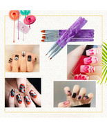 Brand New 7-piece Acrylic Rod Round Head Phototherapy Pen Nail Art Salon... - $9.99