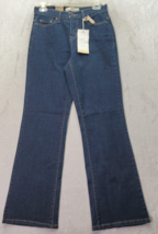 Levi&#39;s 512 Bootcut Jeans Women&#39;s Size 4S Dark Blue Denim Perfectly Slimming Logo - £27.63 GBP