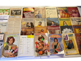 Vintage Workbasket &amp; Other Magazines Lot 27 Crochet Cross Stitch Crafting 1970s - £29.41 GBP