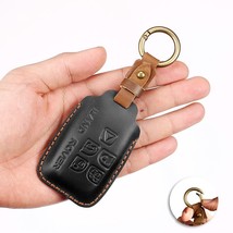 Leather Car Key Cover for   Range  Evoque  Discovery 5 Magic 4 Auto Case Accesso - £35.81 GBP