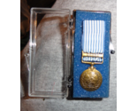 NEW ENCASED NO DUST OR PRINTS UNITED NATIONS KOREAN SERVICE MINI MEDAL A... - $31.31