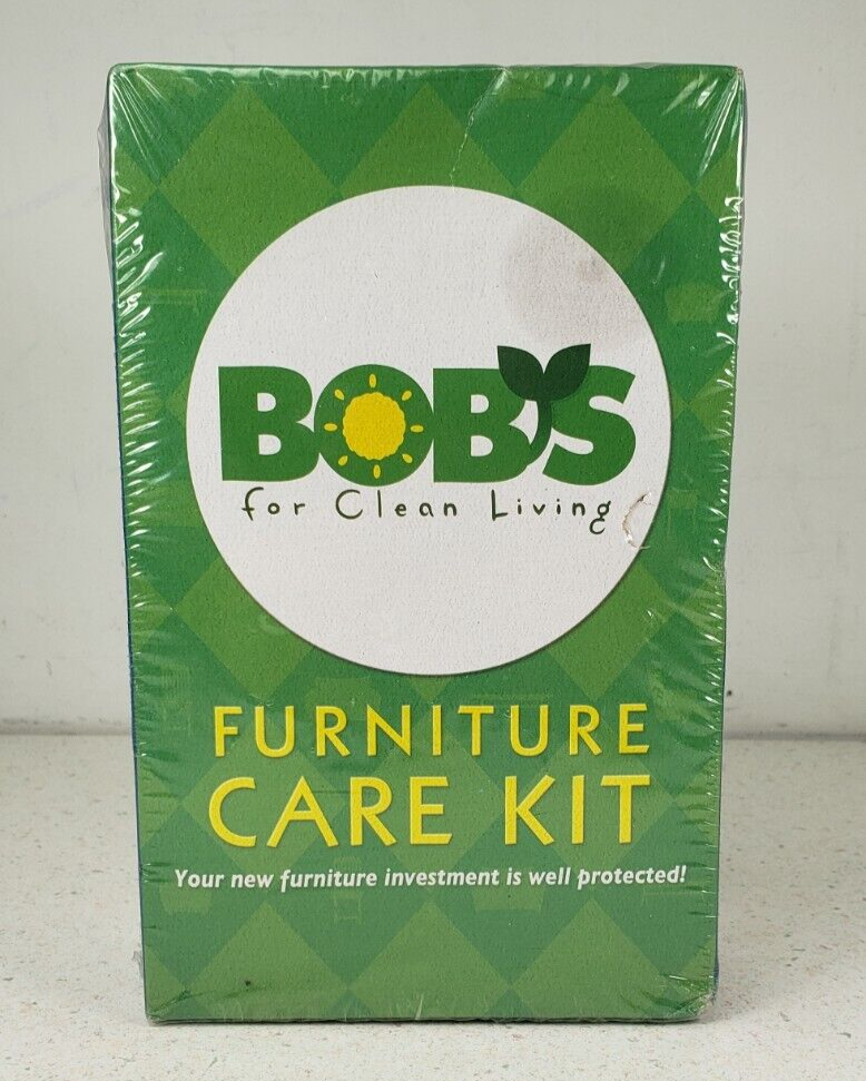Primary image for Bobs for Green Living Furniture Care Kit w/ 8oz Fabric/Rug & 8oz Wood Polish NIB