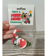 Vintage NEW SEALED Walt Disney Merry Mickey Christmas Ornament - $11.99