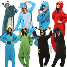 Adult Plus Size 2XL 3XL Anime Pajamas Women Men Kigurumi Cartoon Cosplay... - $20.89+