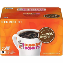 Dunkin&#39; Donuts Original Blend K-Cups, Medium Roast (72 ct.) - £25.80 GBP