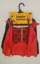 NEW Toddler Vampire Halloween Costume Size 3T-4T - £11.78 GBP