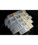 10K FULL PRINT Realistic Prop  Money New Fake 100 Dollar Bills REAL CASH... - $3.00